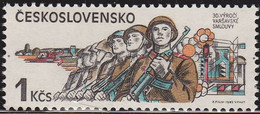 Checoslovaquia 1985 Scott 2561 Sello ** Aniv. Ejercito Sovietico En CSSR 1945 Soldados Michel 2815 Yvert 2629 Czechoslov - Unused Stamps