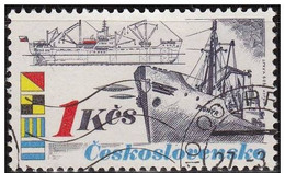 Checoslovaquia 1989 Scott 2737 Sello * Barcos Shipping Industry Pyonyr Y Banderas Michel 2995 Yvert 2799 Czechoslovakia - Unused Stamps