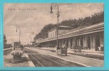 CASERTA STAZIONE FERROVIARIA CARTOLINA FORMATO PICCOLO - Caserta