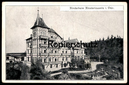 ALTE POSTKARTE KLOSTERLAUSNITZ KINDERHEIM Thüringen Thuringia Thuringe AK Cpa Postcard Ansichtskarte - Bad Klosterlausnitz