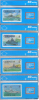 Gibraltar-WARSHIPS(1993)gib-24,25,26,27-(40 Units)-4 Card Mint-tirage-20.000-(4 Card 306a)-mint+4 Card Prepiad Free - Gibraltar