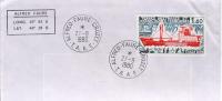 TAAF ENV ALFRED FAURE CROZET  27/9/1980  TIMBRE N° 66 - Unused Stamps