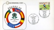 SPORT EUROPEI CALCIO 1980 CECOSLOVACCHIA GERMANIA  FDC ROMA - Ete 1992: Barcelone