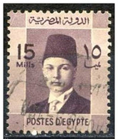 Egipto 1937 Scott 214 Sello º Personajes Rey Farouk (1920-1965) Michel 231 Yvert 194 Egypt Stamps Timbre Égypte - Gebraucht