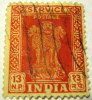 India 1958 Asokan Lion 13np - Used - Used Stamps