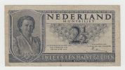 Netherlands 2 1/2 Gulden 1945 VF P 73 - 2 1/2 Gulden