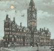Manchester By Night To Langnau BE Stamp ! 1900 - Manchester