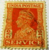 India 1939 King George VI Service 2 Annas - Used - Otros & Sin Clasificación