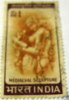 India 1965-6 Mediaeval Sculpture 1 R - Used - Unused Stamps