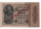 Lot 680: Reichsbanknote Surchargé 1. Milliarde Mark De 1922 - 1 Milliarde Mark