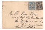 Lettre - SEINE - PARIS Càd/TP Type Sage N°79+89 - 1878 - - 1876-1878 Sage (Tipo I)