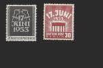 Berlin ** 110-111 Volksaufstand 17 Juni 1953 - Unused Stamps