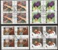 ET Viererblock Serie  "Gemälde"        1986 - Used Stamps