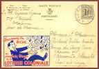 LOTERIE COLONIALE ENTIER POSTAL - Sonstige & Ohne Zuordnung