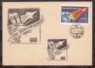 Russia USSR 1962 Space First Group Flight FDC Frunze Cancellation 15 - Lettres & Documents