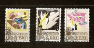 Liechtenstein 1994 Yvertn° 1037-39 (°) Used Cote 4,20 Euro  Noel - Oblitérés