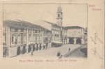 $3-1526- Badia Polesine - Piazza Vittorio Emanuele - Municipio E Torre Orologio - F.p. Viaggiata 1901 - Rovigo