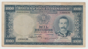 Portugal Mozambique 1000 Escudos 1953 "F+" P 105 - Moçambique