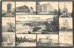 GENEVE VUE GENERALE VOYAGEE EN 1905 - Genève