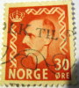 Norway 1950 King Haakon VII 30 Ore - Used - Usati