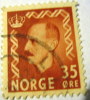 Norway 1950 King Haakon VII 35 Ore - Used - Usati