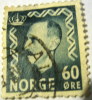 Norway 1950 King Haakon VII 60 Ore - Used - Gebraucht