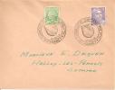 N° 718+680  CONGRES PHILATELIQUE  NANCY   Vers HALLOY LES PERNOIS Le  17 MAI 1948 - Storia Postale