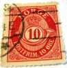 Norway 1893 10 Ore - Used - Gebruikt