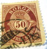 Norway 1893 50 Ore - Used - Oblitérés