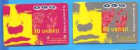 2 Phone Cards Alo Romania - Rumania