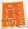 Norway 1962 Bosuns Knot 60 Ore - Used - Used Stamps