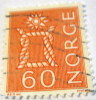 Norway 1962 Bosuns Knot 60 Ore - Used - Used Stamps