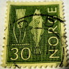 Norway 1963 Fish And Rye 30 Ore - Used - Oblitérés