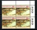 AUSTRALIA 1994 SALTWATER CROCODILE BLK OF 4 / 3 KOLAS  / MNH - Essais & Réimpressions