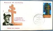 WALLIS ET FUTUNA:  De GAULLE 1 FDC (Yvert PA  74) MATA UTU 1977 - De Gaulle (Général)