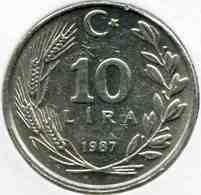 Turquie Turkey 10 Lira 1987 Alu KM 964 - Turkey