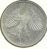 GERMANY 5 MARK EAGLE EMBLEM FRONT HANS CHRISTOPH BACK 1976 D AG SILVER UNC KM144 READ DESCRIPTION CAREFULLY !!! - 5 Marcos