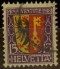 Kantonswappen, 15 Rp. Genève         1918 - Nuovi