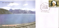 Special Cover,Pangong Lake, Leh, Ladakh,Himalayas, 2011, Inde - Covers & Documents