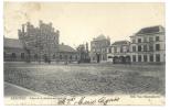 Lessines. Lessen. Place De La Station En 1903. Gare. Hôtel - Café - Restaurant Du Paon D´or. A La Belle-vue. Timbre 53. - Lessines