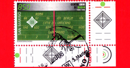 SAN MARINO - Usato - 1995 -  Centenario Della Radio - 850 L. • Stazioni Radiofoniche - Usati