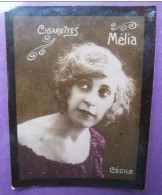 CIGARETTES MELIA CHROMO CECILE ARTISTE - Melia