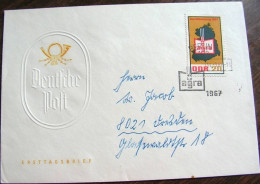 == DDR  FDC 1967 - Lettres & Documents