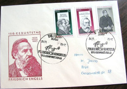 == DDR    FDC/cv   1970    Marx  BERLIN - Storia Postale