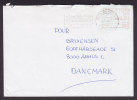 Switzerland ATM / Frama Label Deluxe GENEVE Cover 1988 To AARHUS Denmark - Automatenzegels