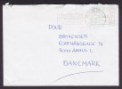 Switzerland ATM / Frama Label Deluxe GENEVE Cover 1988 To AARHUS Denmark - Sellos De Distribuidores