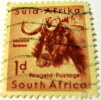 South Africa 1954 Gnu Animal 1d - Used - Other & Unclassified