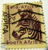 South Africa 1954 Zebra Animal 2d - Used - Other & Unclassified