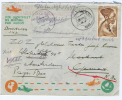 Lettre AEF To Holland Gemert- Holland , Changed To Amsterdam, 1948, Several Notes+cancels On Lettre - Briefe U. Dokumente