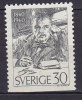 Sweden 1960 Mi. 455 Du      30 Öre Anders Zorn (Cz. Slania) 3-Sided Perf. MNH** - Nuevos